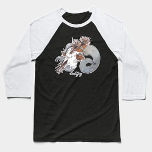 MorbidiTea - Earl Grey with Ram Skull Baseball T-Shirt